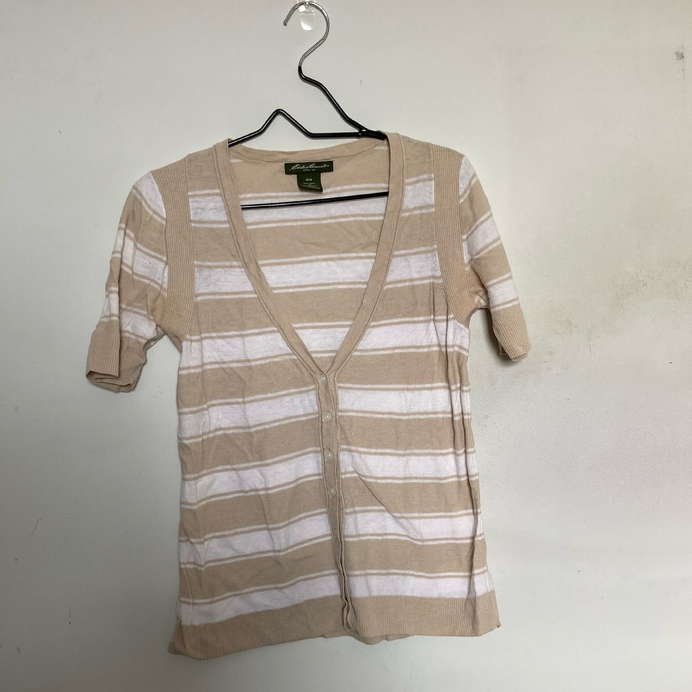 Eddie Bauer Short Sleeve Spring Cardigan